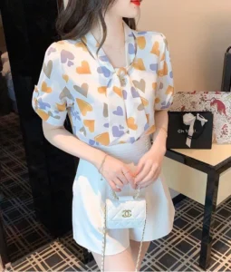 các kiểu áo sơ mi nữ tay lỡ đẹp