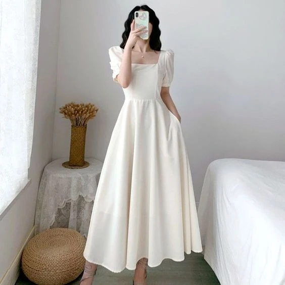 Đầm trắng đẹp - Váy đầm đẹp sang trọng