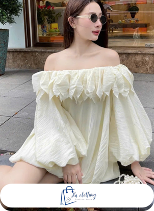 áo trễ vai hàn quốc