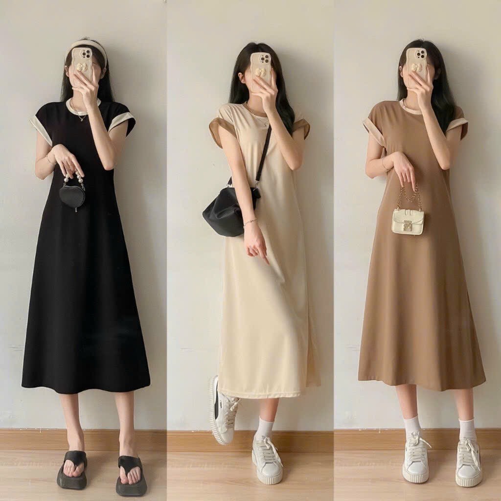 Váy suông dáng a - Các Kiểu Váy Đẹp Trẻ Trung