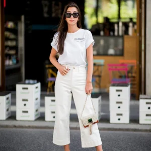 phối đồ áo thun trắng nữ