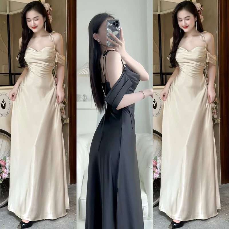 Đầm 2 Dây Dáng Suông - Các Kiểu Váy Đi Biển Mùa Hè