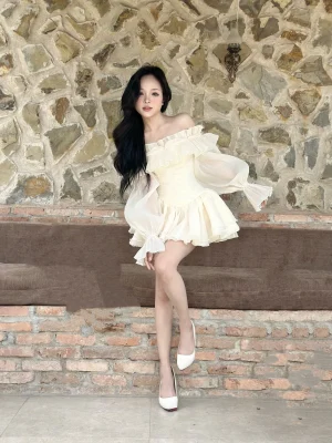 Váy Trễ Vai Bling