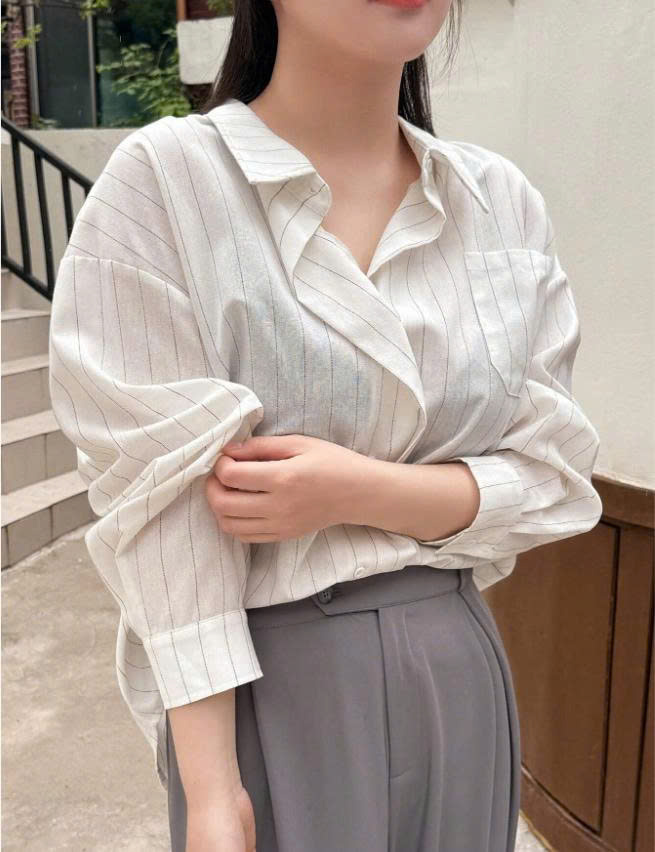 Áo so mi đơn giản